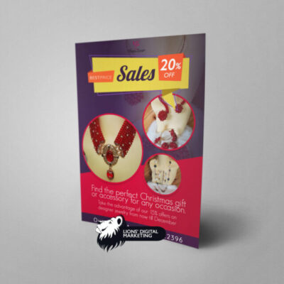 Flyer design for wonder concept sales Aberdeen